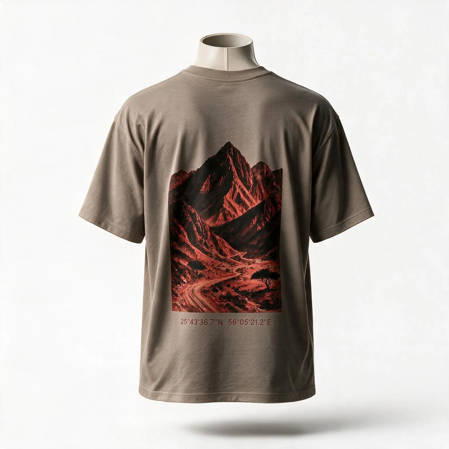 Hajar Mountains — Oversized, oversized fit, back view